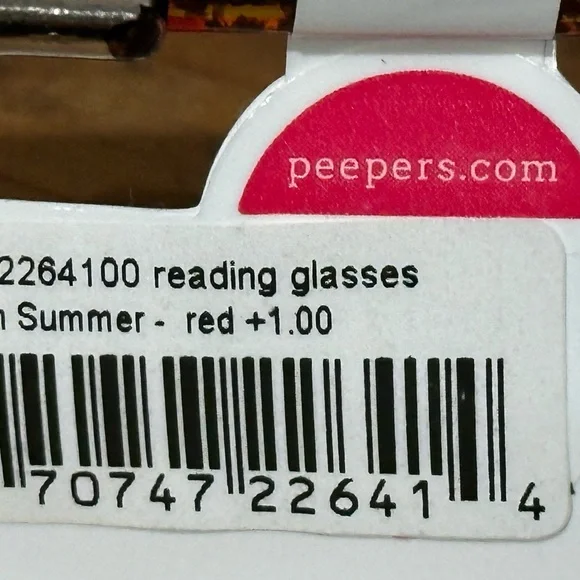 Peepers Indian Summer Red Women's 1.0 Reading Glasses - Picture 2 of 15